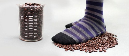 咖啡变身袜子 拯救夏季大汗脚