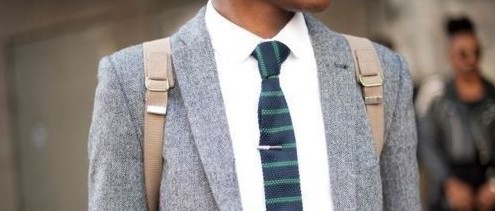 收放自如针织领带 为绅士LO...