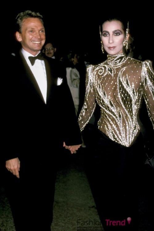 1985年 Cher和Bob Mackie