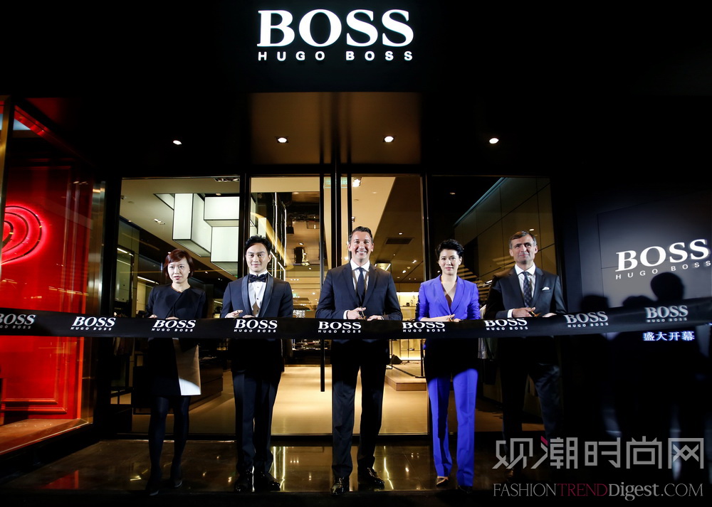 HUGO BOSS上海静安嘉里中心旗舰店开业