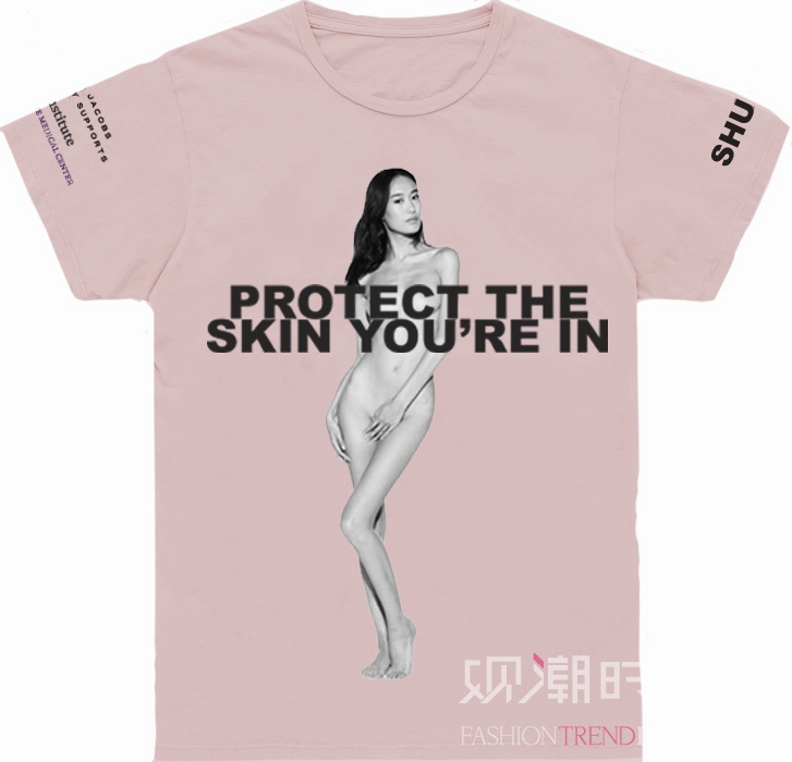 MARC JACOBS携手超模秦舒培推出中国限量版明星裸体慈善T恤