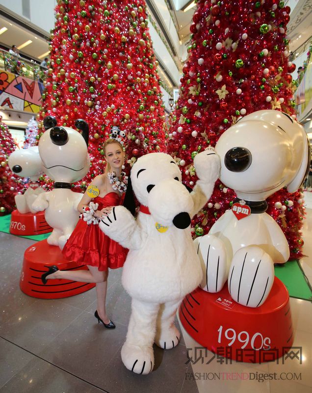 Snoopy六兄弟妹5呎立体雕塑空降apm全球首度曝光
