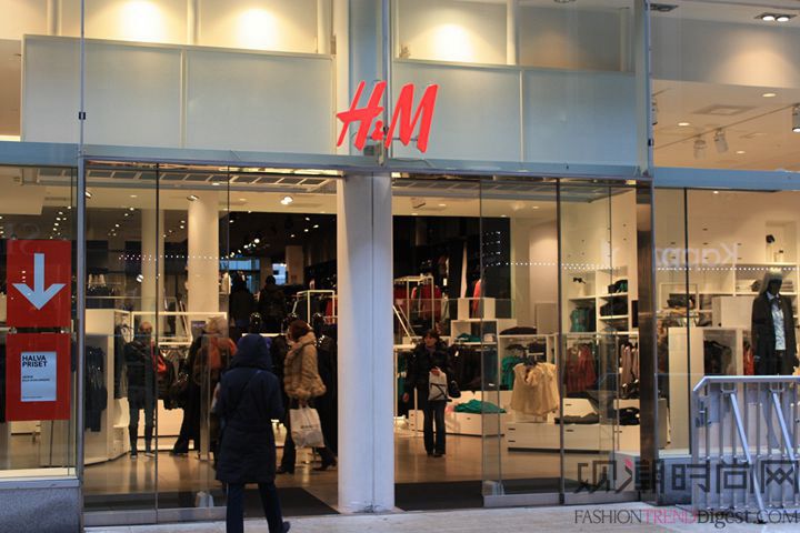 H&M三月份销售额增...
