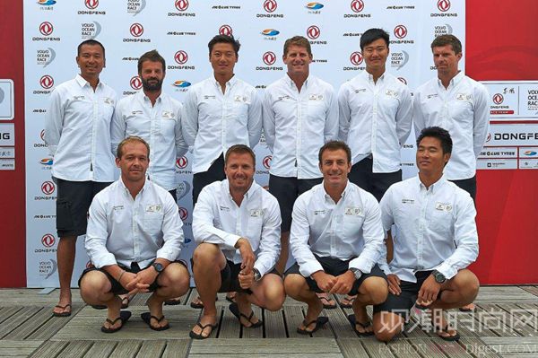 四名中国船员脱颖而出，代表中国东风队征战2014-15沃尔沃环球帆船赛