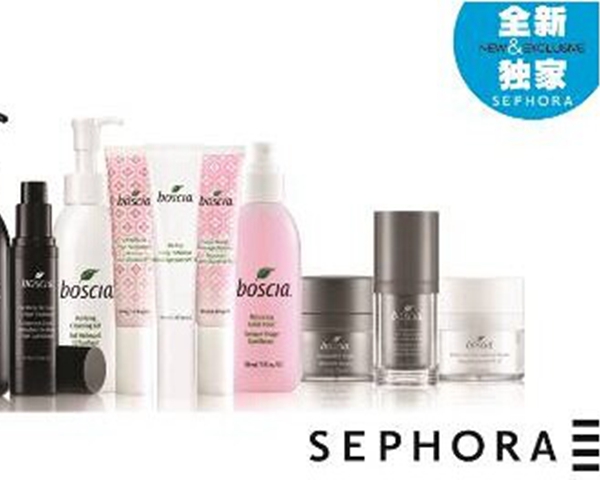 SEPHORA丝芙兰独家呈现 2014年6月27日boscia 正式进入丝芙兰