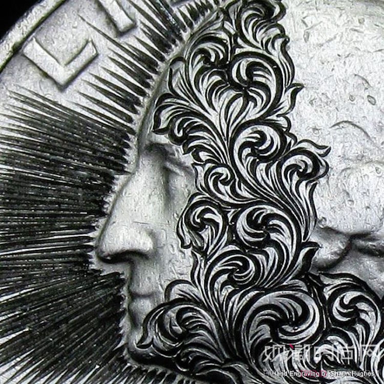 艺术家手工为全世界的硬币雕刻...