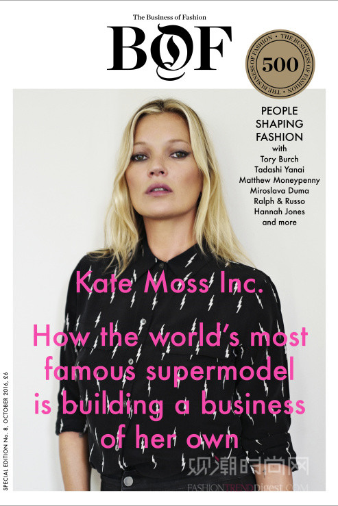 Kate Moss谈创立自己...