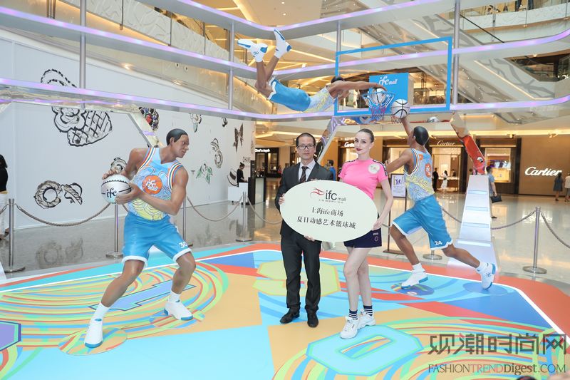 上海ifc商场 夏日动感艺术篮球城