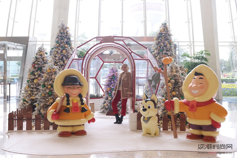 上海ifc商场 璀璨圣诞极光盛典