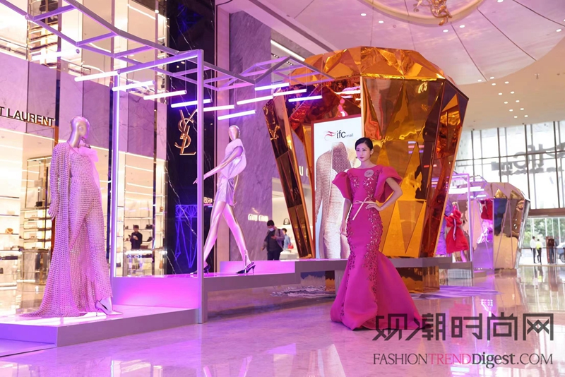 上海ifc商场 璀璨钻光时尚展