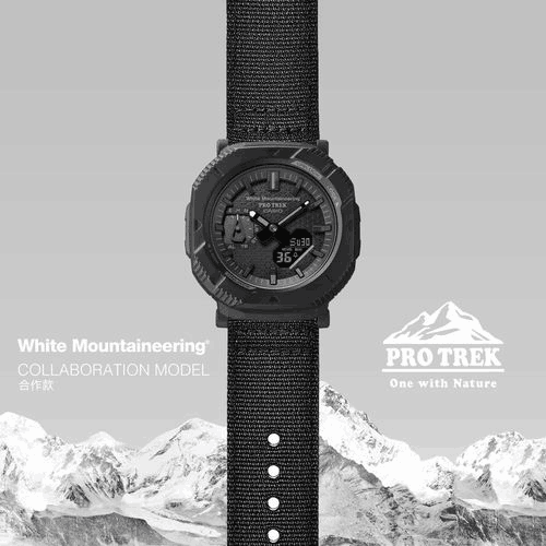 ɽϵ³CASIO PRO TREK x White Mountaineering (lin)𺳰l(f)