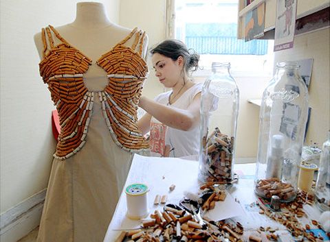 烟头做的裙子 - 资讯 - 观潮网 - fashion trend di