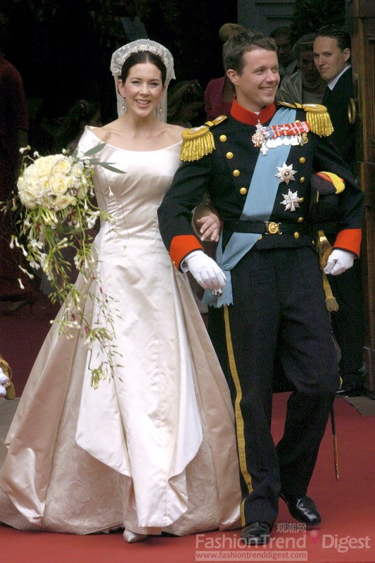 40. 2004年5月 –丹麦王储Frederik 和Mary Donaldson的婚礼 