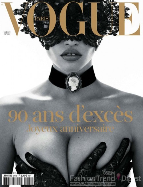 --9.法式时尚风潮--自从卡琳·洛菲德 (Carine Roitfeld)开始担任《Vogue》法国版主编十年以来，她不仅让杂志更趋向年轻化，而且还成功地让整个巴黎都容光焕发。而伊曼纽尔·奥特 (Emmanuelle Alt)，《Vogue》法国版的时装总监，她相比Carine Roitfeld更加低调中性。Emmanuelle Alt作为巴尔曼 (Balmain) 铁杆拥趸，将自己的穿衣风格完整体现在杂志造型风格上。--Vogue.fr 