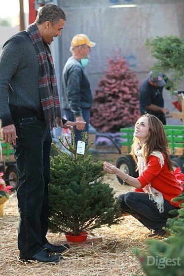 23. 多么羡慕这颗小小的圣诞树，在纽约工作的伊丽莎·杜什库(Eliza Dushku)不能在纽约里度过她的圣诞之夜了。 