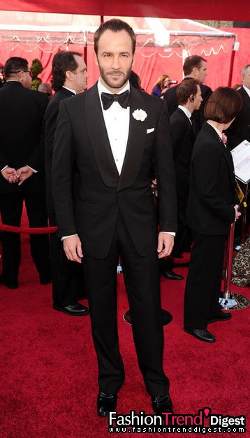 Tom Ford身著自己設計的Tom Ford 
