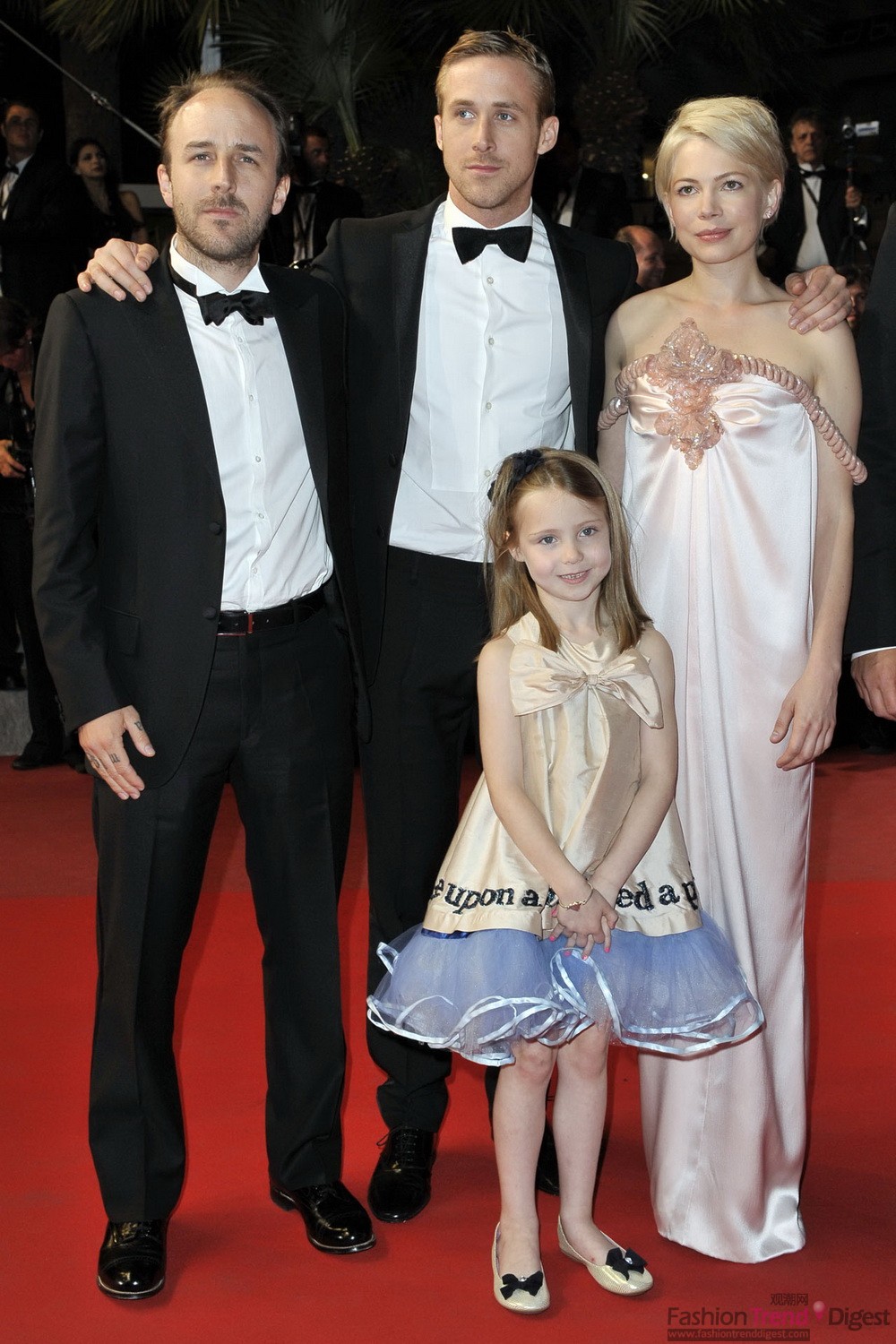 Derek Cianfrance、 Ryan Gosling、Faith Wladyka和Michelle Williams 