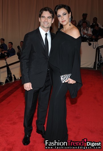 Jeff Gordon和Ingrid Vandebosch 