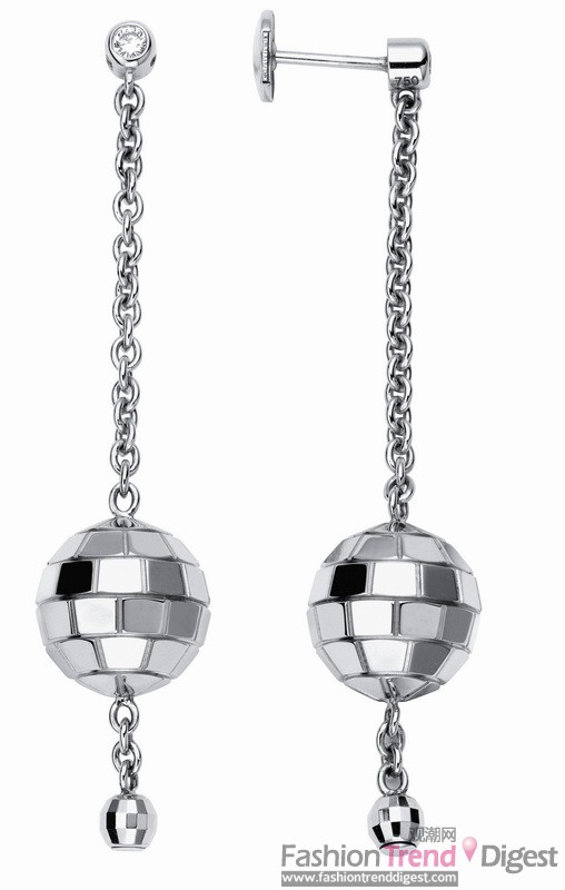 Piaget Limelight Party系列Disco Ball造型設計耳環(huán) 