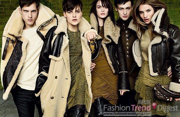 Burberry autumn/winter 2010/11 by Mario Testino 