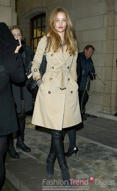 At the Burberry autumn/winter 2010/11 show 