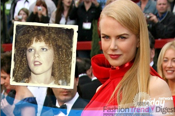 以前妮可•基德曼(Nicole Kidman)的方便面头发让人觉得有点恶心，而出名后的她彻底地丑女大翻身，十足的熟女形象。 