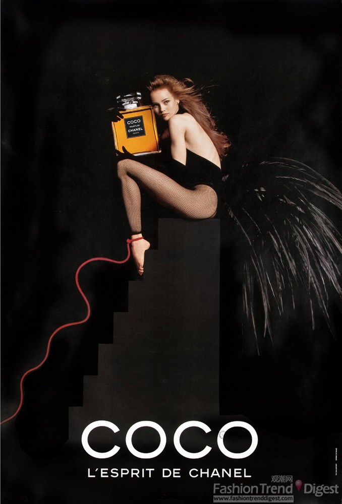 Affiche Coco parfum Chanel, 1991 