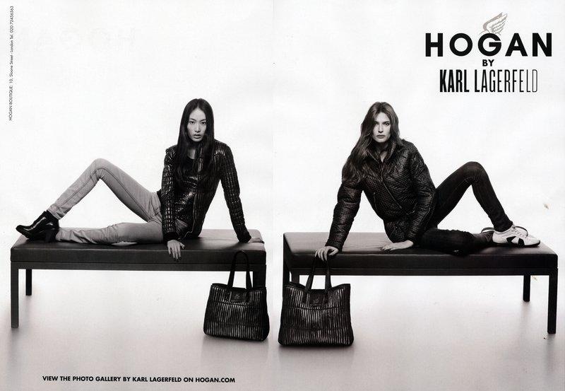 Hogan by Karl Lagerfeld F/W 11 <br>
published: Fall/Winter 2011 <br>
Karl Lagerfeld - Designer <br>
Shu Pei - Model <br>
 