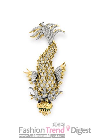 16. Tiffany & Co.  “The Night of the Iguana Brooch”胸针<br>
估价：$200,000<br>
 