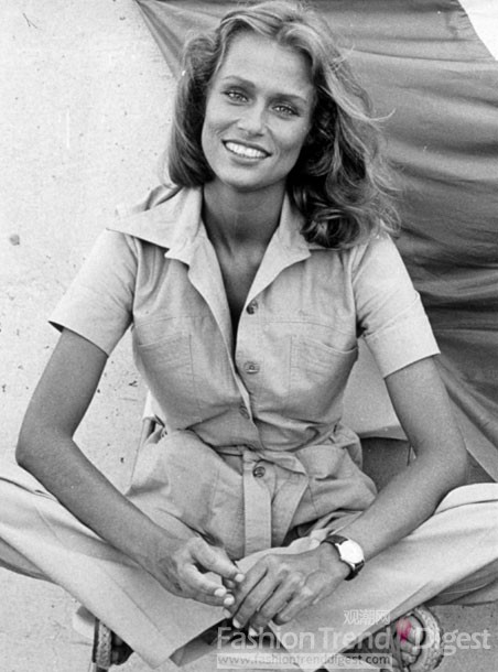 15. Lauren Hutton <br>
一位永恒的金发女郎。<br>
 