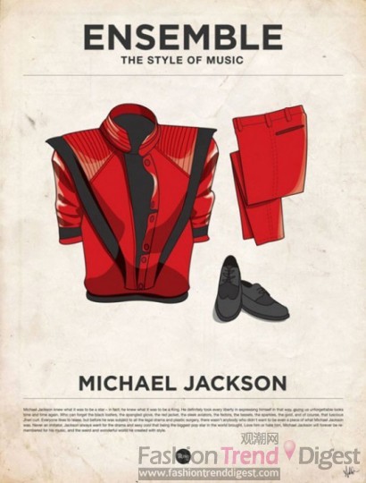 16. Michael Jackson<br>
雖然他去世了，但是他總會在大家的印象深處，特別似乎他的太空布和跨裝的紅色舞臺裝讓人記憶猶新。<br>
 