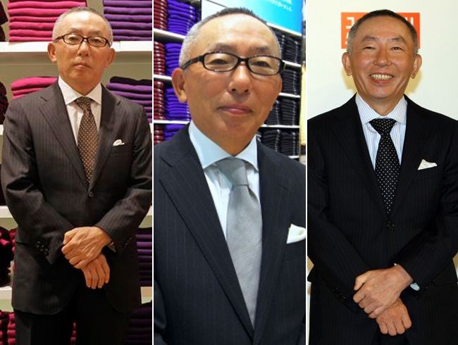 9. Tadashi Yanai<br>
日本首富Tadashi Yanai是快速消费行业的奠基人，现在61岁的Tadashi Yanai用了26年的时间将Uniqlo从父亲手中的裁缝店发展成为亚洲最大的服装零售品牌，市值达到92亿美元。Tadashi Yanai说自己的成功来自于Peter Drucker的管理战略以及受到其“消费者需求推出产品”的理念。目前日本地震捐出了2560万美金用于赈灾。<br>
 