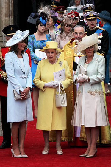 54. Kate母亲Carole Middleton, 伊丽莎白女王（Queen Elizabeth II）和卡米拉（Camilla, Duchess of Cornwall） 