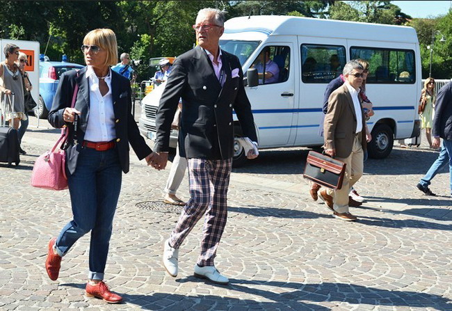 Tommy Ton����ʱװ�������  ��ɫ���˵�����