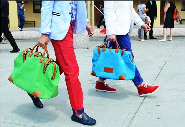 Tommy Ton����ʱװ�������  ��ɫ���˵�����