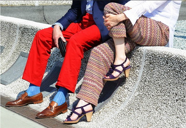 Tommy Ton����ʱװ�������  ��ɫ���˵�����