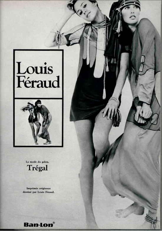 9. Louis Féraud (1970)  飘逸长裙 