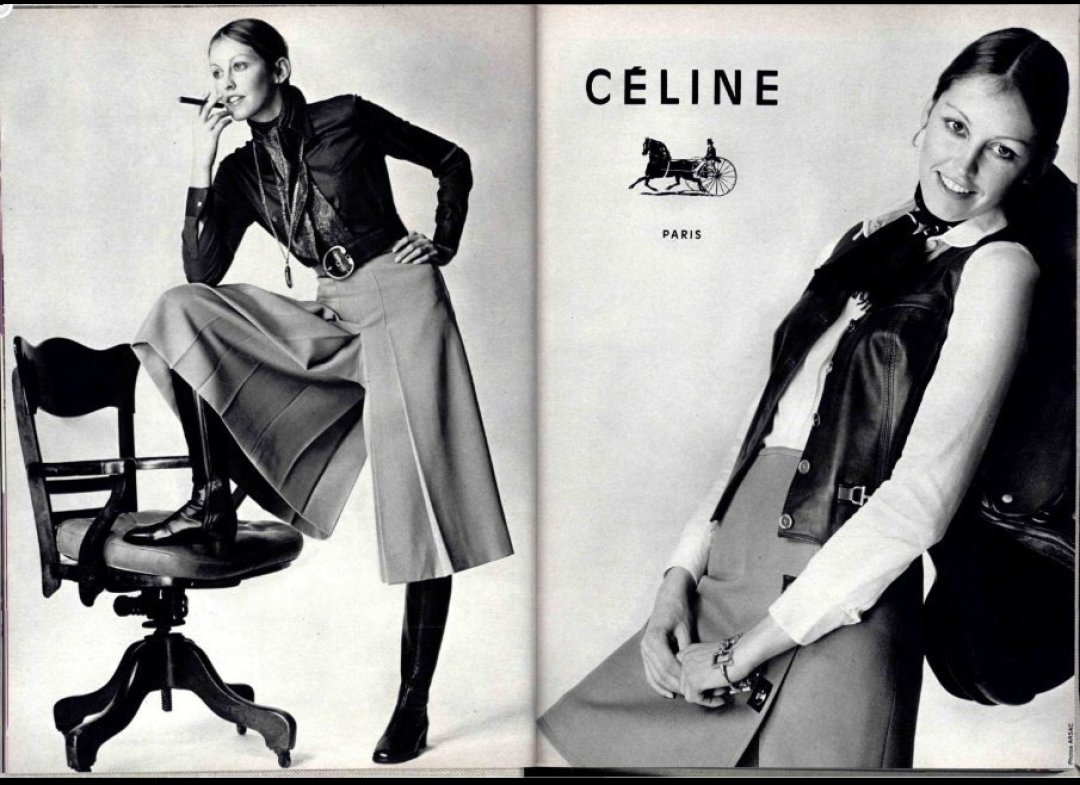 18. Celine (1970)   过膝裙裤 