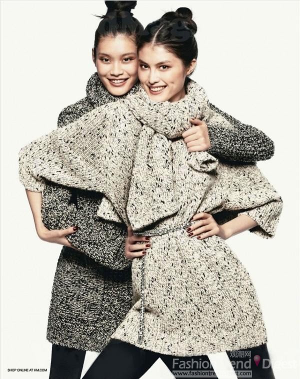 奚梦瑶与超模何穗拍摄H&M Holiday 2011 Campaign广告 <br>
 <br>
Inez van Lamsweerde and Vinoodh Matadin - Photographer <br>
George Cortina - Fashion Editor/Stylist <br>
christiaan - Hair Stylist <br>
Lisa Butler - Makeup Artist <br>
Max Bellhouse - Set Designer <br>
Deborah Lippmann - Manicurist <br>
Ming Xi - Model <br>
Sui He - Model <br>
casting: Creative Chaos <br>
Production Company: Creative Chaos 