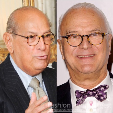 11. 设计师Oscar de la Renta和鞋业巨头Manolo Blahnik<br>
相似之处：两位资深的爷爷，你们连镜框都选的一模一样。<br>
 