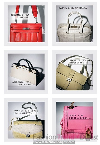 12. Ladylike（优雅端庄）<br>
一个大家闺秀的包包，比如MaxMara , Smythson, Mulberry包的形状都非常精致。<br>
