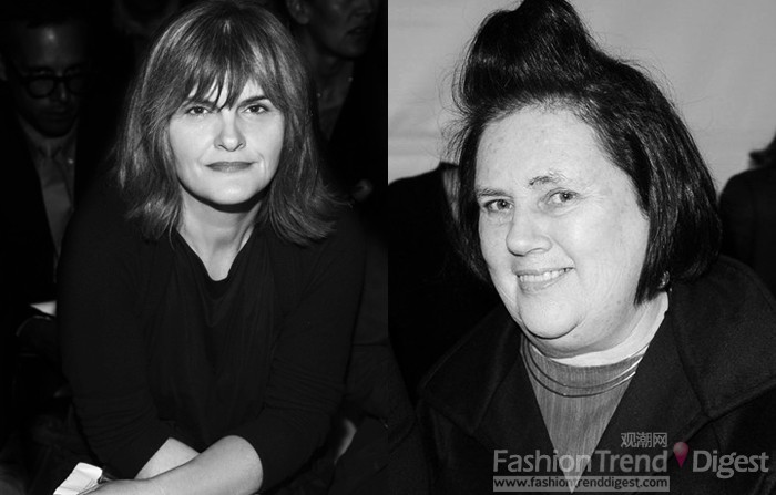 编辑类：<br>
14. CATHY HORYN & SUZY MENKES<br>
两位强悍的时尚评论家，评论犀利，向来敢言敢说。<br>
