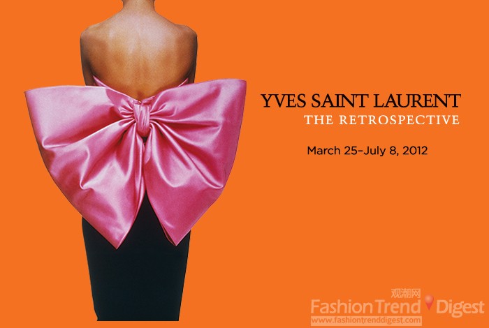 4. Yves Saint Laurent品牌回顾展<br>
2012年3月25日至2012年7月8日<br>
科罗拉多州丹佛艺术博物馆, 美国<br>
国际知名品牌Yves Saint Laurent将在丹佛艺术博物馆举办Yves Saint Laurent 品牌回顾展，展示的作品范围是设计师在早期christian Dior作品到2002年最后一次作品的集合，将近200套高级女装将连同照片、电影展出。<br>
<br>
官网：http://www.denverartmuseum.org/home<br>
