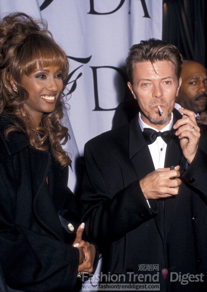 8.	1994年伊曼 (Iman) 和大衛(wèi)•鮑伊（David Bowie）