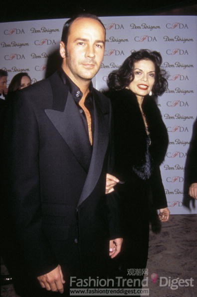 14.	1996年湯姆•福特 (Tom Ford)和碧安卡•賈格爾（Bianca Jagger）