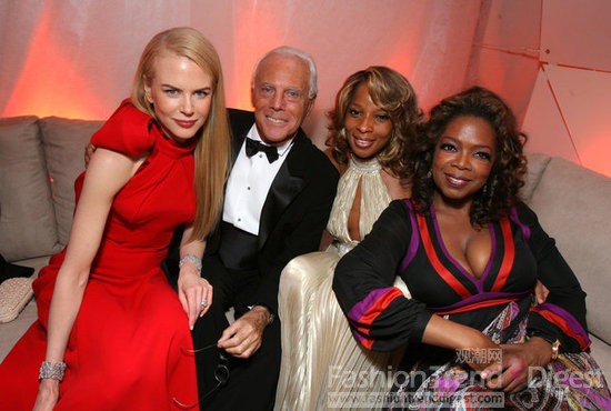 21.	2007年Giorgio Armani 和 Nicole Kidman, Mary J. Blige , Oprah Winfrey集聚奥斯卡派对。