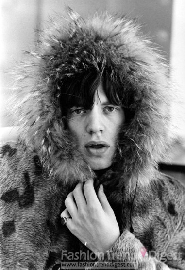11.	1965年的米克•贾格尔（Mick Jagger）。