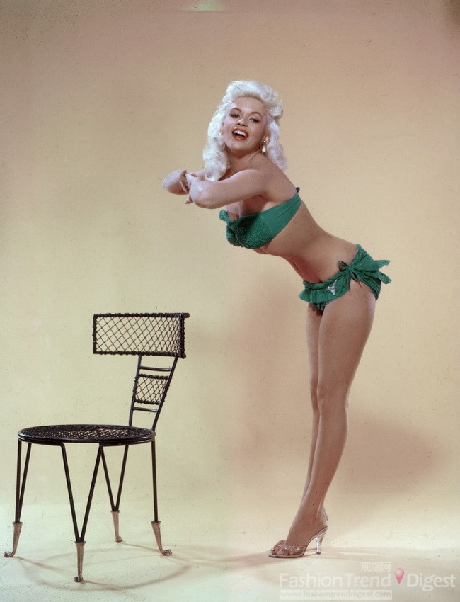 10.	简•曼斯菲尔德（Jayne Mansfield）, 1955