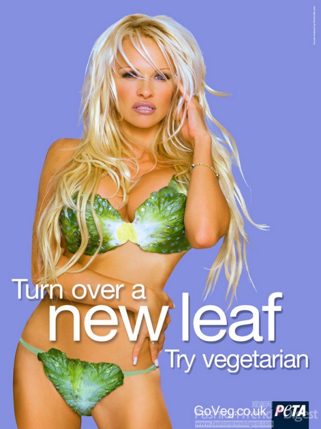 29.	帕米拉•安德森(Pamela Anderson) PETA, 2008