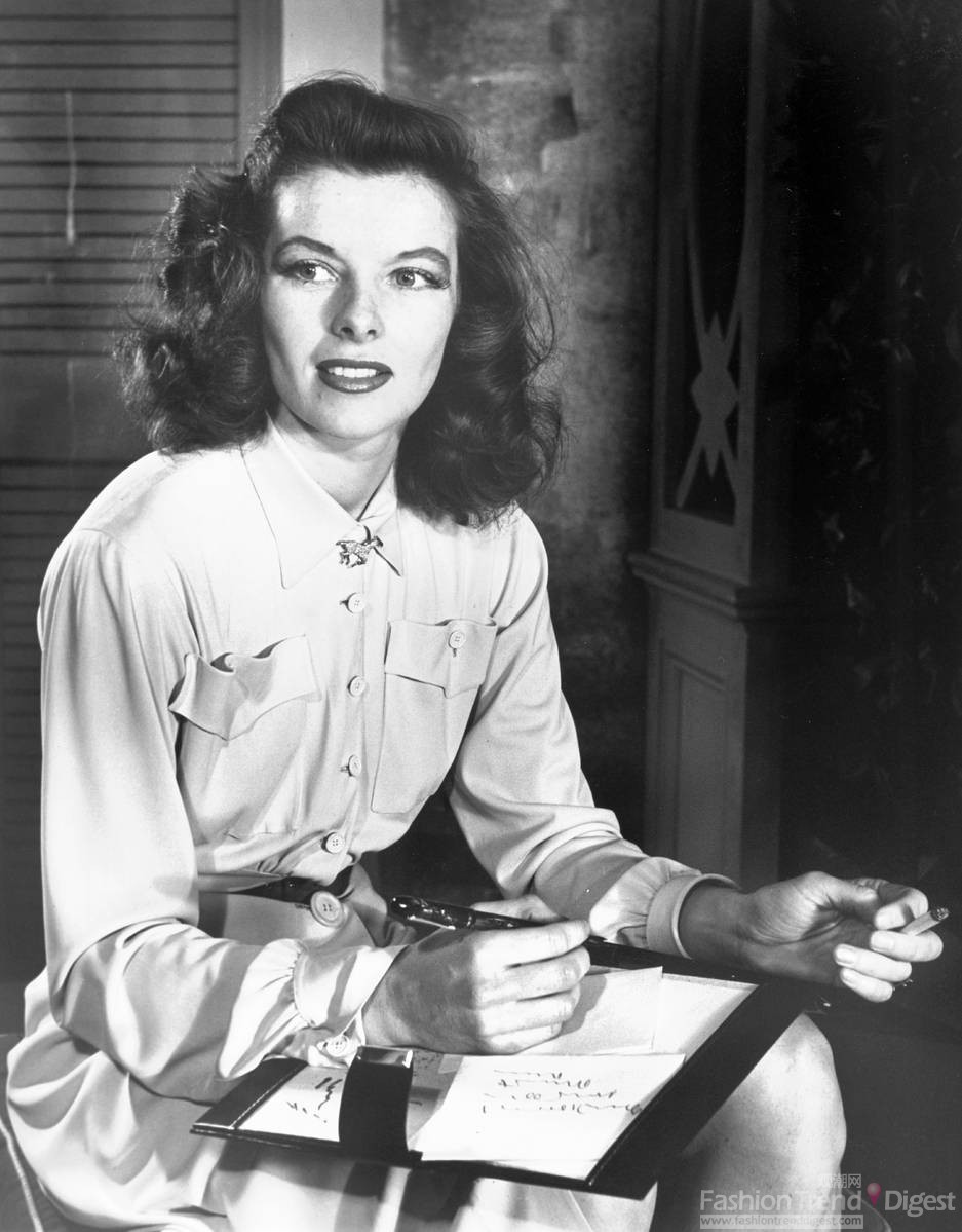 11. 《费城故事》中的凯瑟琳•赫本（Katharine Hepburn）。